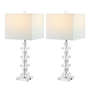 Safavieh Deco Crystal Table Lamp - Timeless Art Deco Elegance With Brilliant Light Reflection For Any Room Crystal Crystal Lit4169a