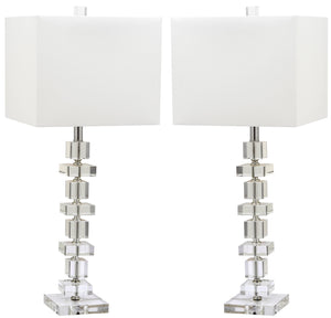 Safavieh Deco Crystal Table Lamp - Timeless Art Deco Elegance With Brilliant Light Reflection For Any Room Crystal Crystal Lit4169a