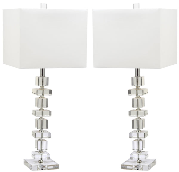 Safavieh Deco Crystal Table Lamp - Timeless Art Deco Elegance With Brilliant Light Reflection For Any Room Crystal Crystal Lit4169a