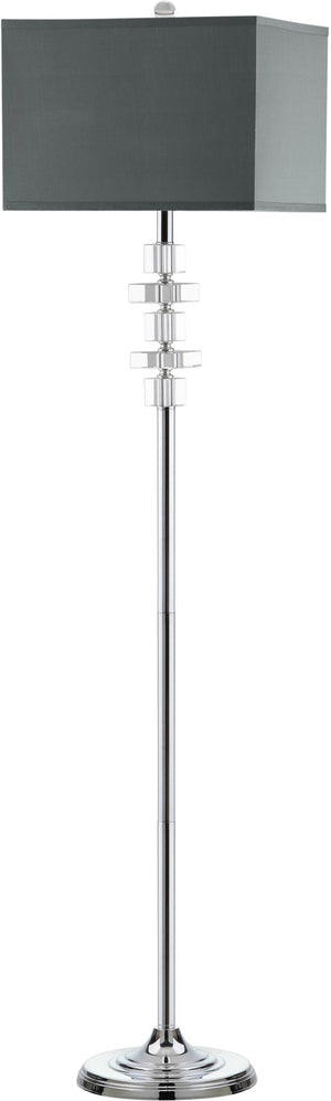 Safavieh TIMES SQUARE Floor Lamp - Elegant Crystal Design with Metal Base for Ambient Illumination & Style LIT4174A