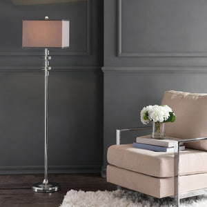 Safavieh TIMES SQUARE Floor Lamp - Elegant Crystal Design with Metal Base for Ambient Illumination & Style LIT4174A