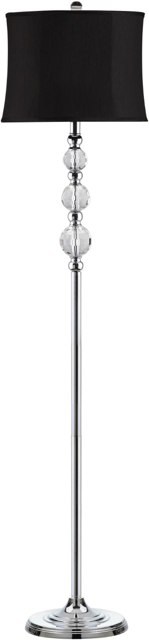 Safavieh VENEZIA, 61-Inch Crystal and Iron Floor Lamp - Elegant Lighting for Modern and Classic Interiors LIT4175A