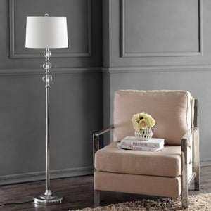 Safavieh VENEZIA Floor Lamp - Elegant Crystal & Metal Design for Ambient Lighting in Any Room Décor LIT4175B