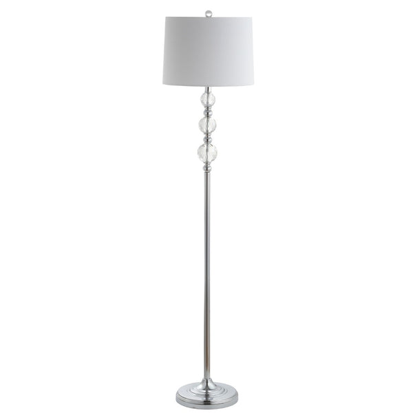 Safavieh VENEZIA Floor Lamp - Elegant Crystal & Metal Design for Ambient Lighting in Any Room Décor LIT4175B