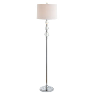 Safavieh VENEZIA Floor Lamp - Elegant Crystal & Metal Design for Ambient Lighting in Any Room Décor LIT4175B
