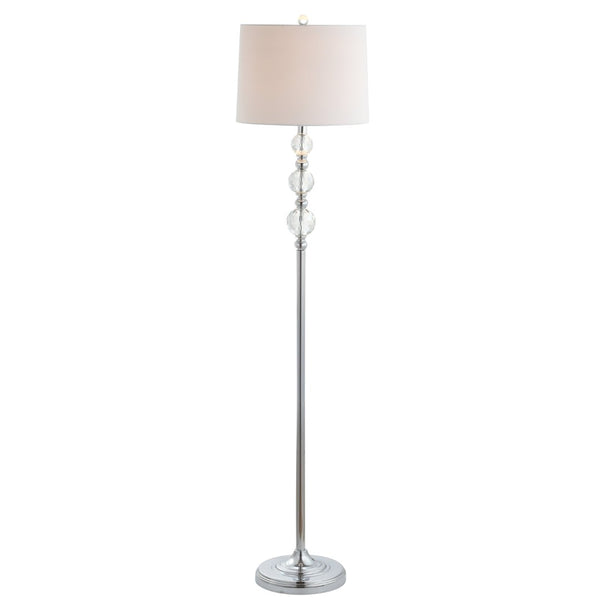 Safavieh VENEZIA Floor Lamp - Elegant Crystal & Metal Design for Ambient Lighting in Any Room Décor LIT4175B