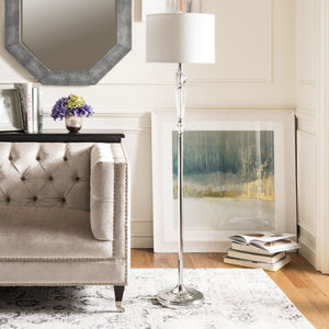 Safavieh SAVANNAH Floor Lamp - Elegant Crystal & Metal Design for Warm Ambiance in Any Room, 60” Tall LIT4177A