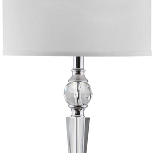 Safavieh SAVANNAH Floor Lamp - Elegant Crystal & Metal Design for Warm Ambiance in Any Room, 60” Tall LIT4177A