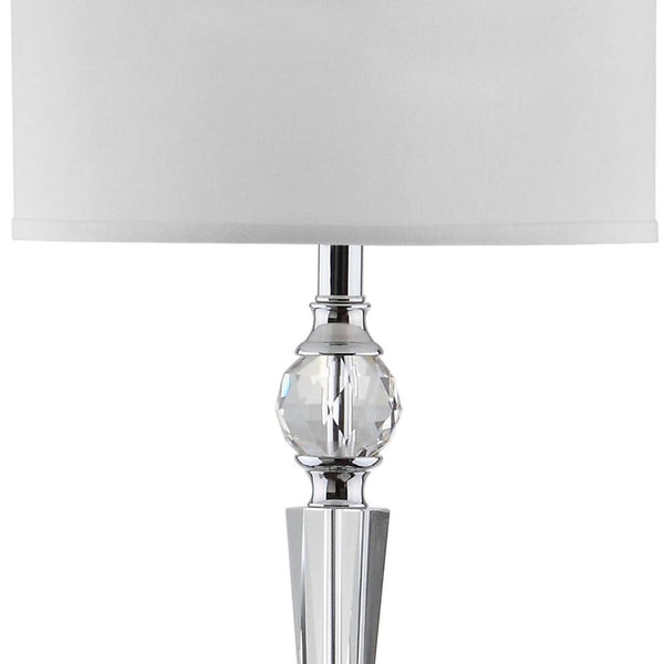 Safavieh SAVANNAH Floor Lamp - Elegant Crystal & Metal Design for Warm Ambiance in Any Room, 60” Tall LIT4177A