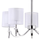 Safavieh Mika 5 Light Chrome 26.4 Inch Dia Adjustable Chandelier Chrome LIT4187A