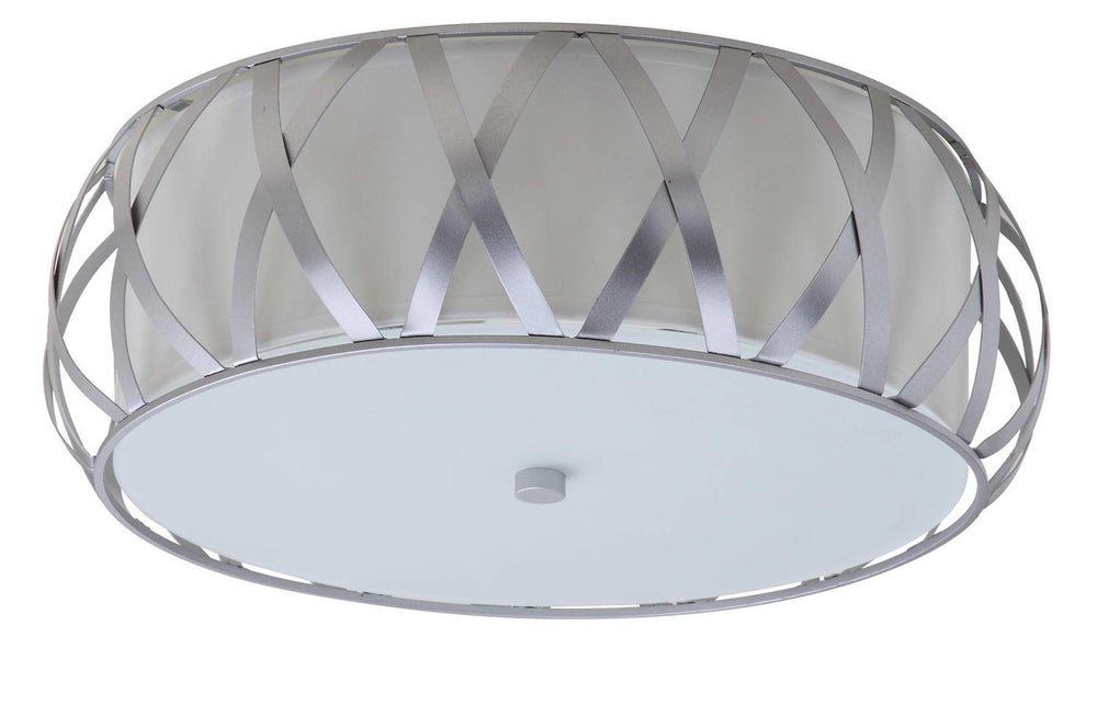 Safavieh CHARING Cross Ceiling Light - Modern Low-Profile Fixture for Ambient Illumination in Any Room Chrome LIT4191B