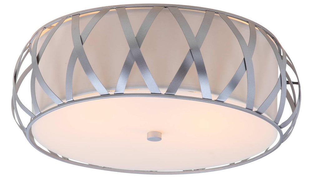 Safavieh CHARING Cross Ceiling Light - Modern Low-Profile Fixture for Ambient Illumination in Any Room Chrome LIT4191B