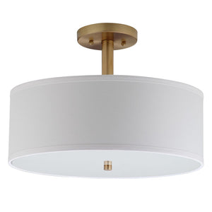 Safavieh CLARA Ceiling Light - Sleek Contemporary Flush-Mount Fixture for Elegant Interior Spaces and Lighting Gold LIT4192B