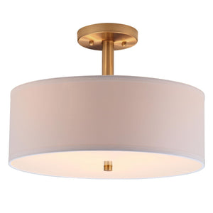Safavieh CLARA Ceiling Light - Sleek Contemporary Flush-Mount Fixture for Elegant Interior Spaces and Lighting Gold LIT4192B