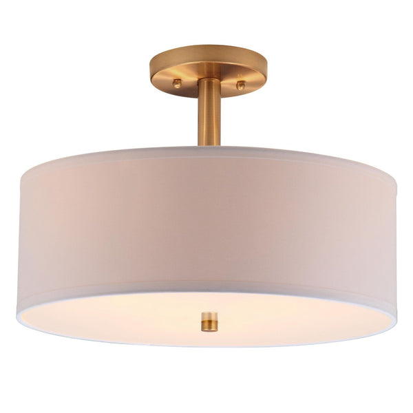 Safavieh CLARA Ceiling Light - Sleek Contemporary Flush-Mount Fixture for Elegant Interior Spaces and Lighting Gold LIT4192B
