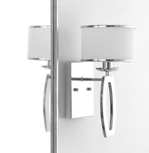 Safavieh LENORA Drum Wall Sconces - Modern Geometry Meets Classic Warmth for Timeless Home Elegance LIT4206A-SET2