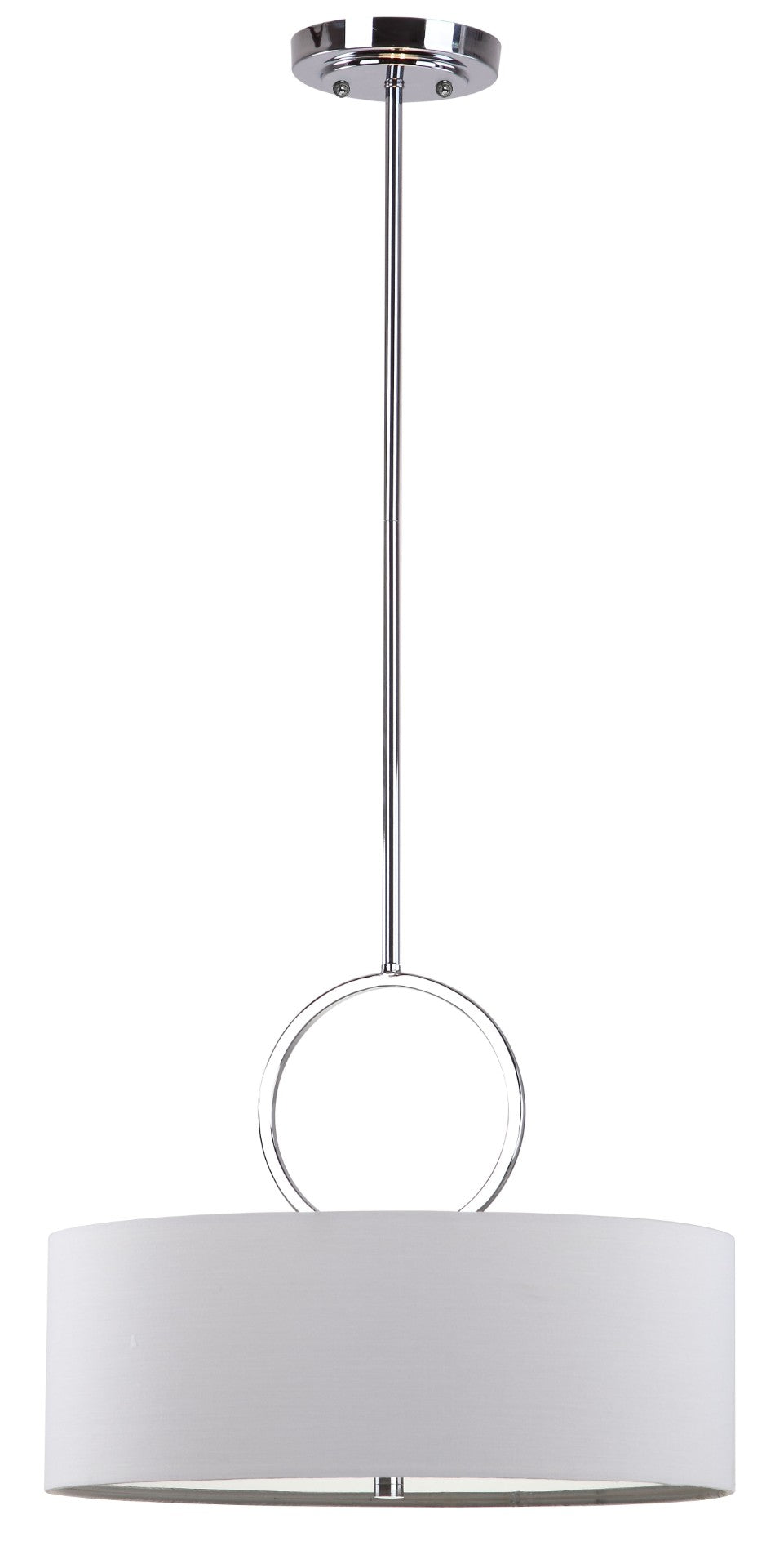Safavieh DEBONAIR Drum Pendant Light – Sleek Silver Fixture for Modern Minimalism & Warm Ambient Glow LIT4212A