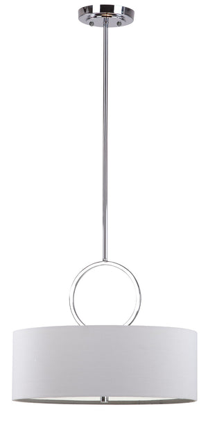 Safavieh DEBONAIR Drum Pendant Light – Sleek Silver Fixture for Modern Minimalism & Warm Ambient Glow LIT4212A