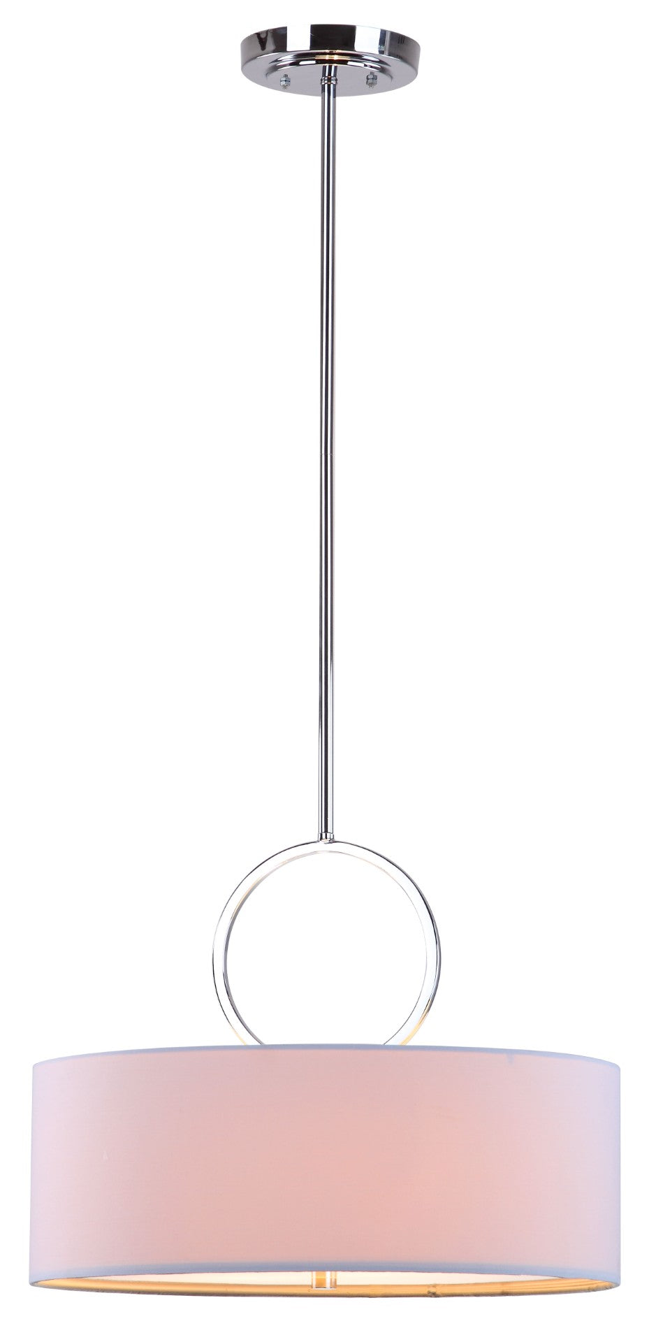 Safavieh DEBONAIR Drum Pendant Light – Sleek Silver Fixture for Modern Minimalism & Warm Ambient Glow LIT4212A