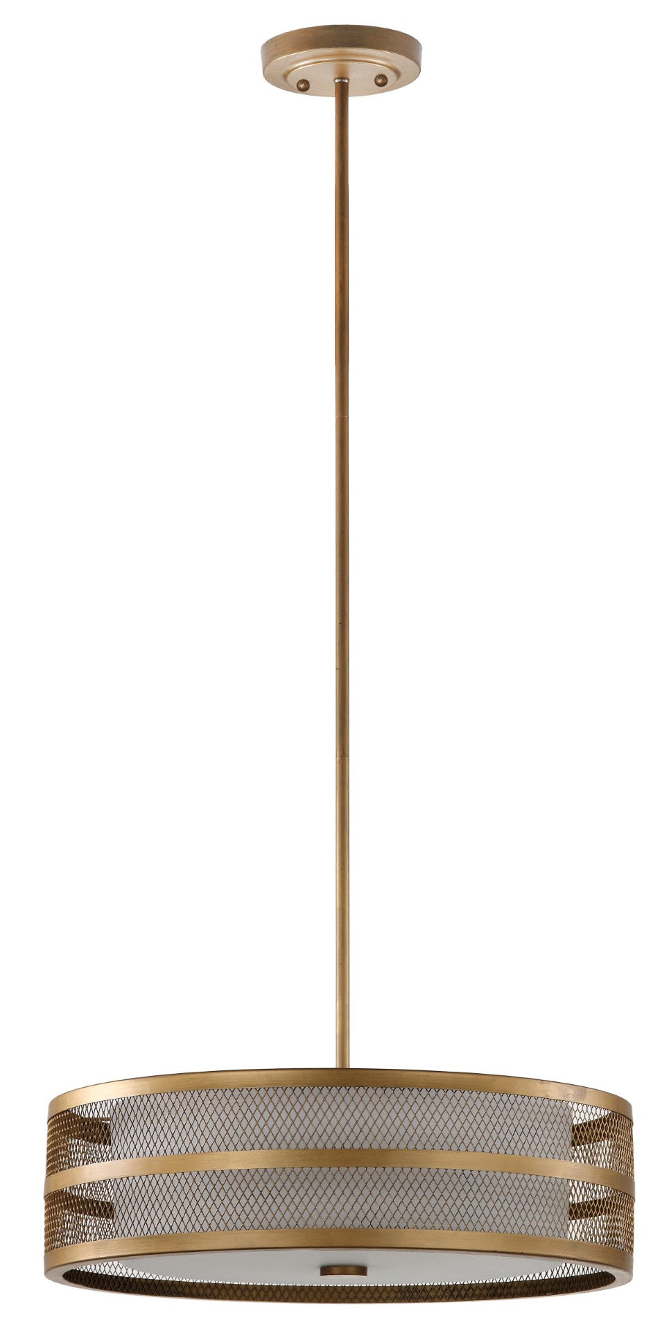 Safavieh GRETA Veil Pendant Light - Luxurious Gold Fixture with Adjustable Height for Modern Interiors LIT4229A