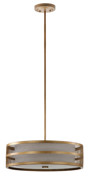 Safavieh GRETA Veil Pendant Light - Luxurious Gold Fixture with Adjustable Height for Modern Interiors LIT4229A