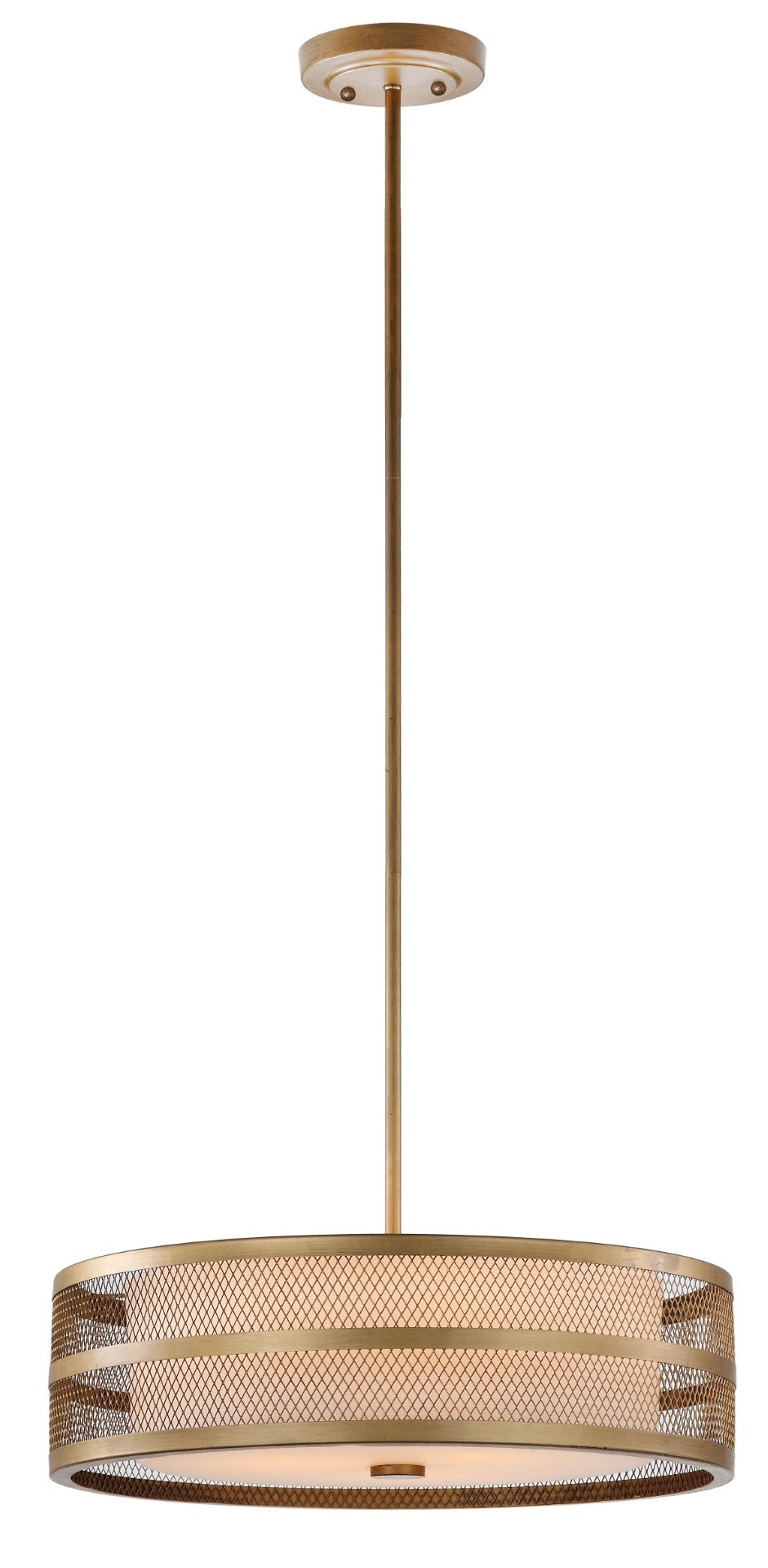 Safavieh GRETA Veil Pendant Light - Luxurious Gold Fixture with Adjustable Height for Modern Interiors LIT4229A