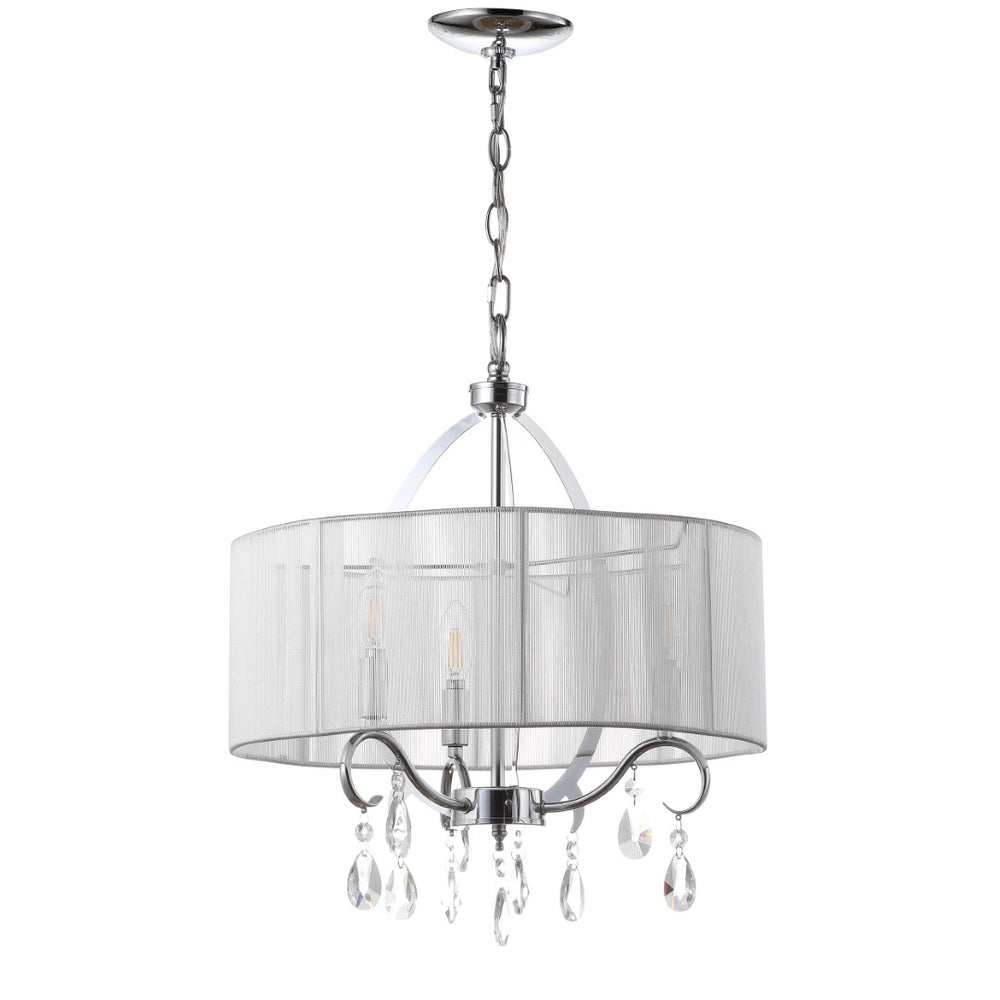 Safavieh NEW VIENNA CHANDELIER - Modern Steel Fixture with Adjustable Height for Elegant Ambient Illumination LIT4236B