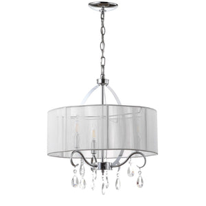 Safavieh NEW VIENNA CHANDELIER - Modern Steel Fixture with Adjustable Height for Elegant Ambient Illumination LIT4236B