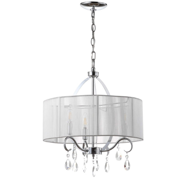 Safavieh NEW VIENNA CHANDELIER - Modern Steel Fixture with Adjustable Height for Elegant Ambient Illumination LIT4236B