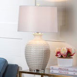 Safavieh Shultz 27 Inch H Table Lamp White LIT4251A