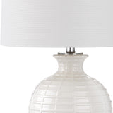 Safavieh Shultz 27 Inch H Table Lamp White LIT4251A