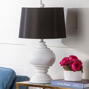 Safavieh CALLAWAY Table Lamp - Elegant Two-Tone Creme & Black Accent for Timeless Style and Warm Ambiance LIT4257A