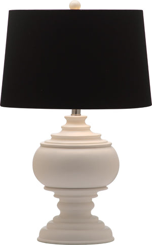 Safavieh CALLAWAY Table Lamp - Elegant Two-Tone Creme & Black Accent for Timeless Style and Warm Ambiance LIT4257A