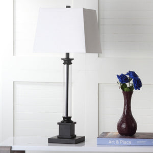 Safavieh DAVIS, Modern Acrylic and Iron Table Lamp Set of 2 for Stylish Ambient Lighting in Any Room LIT4266A-SET2