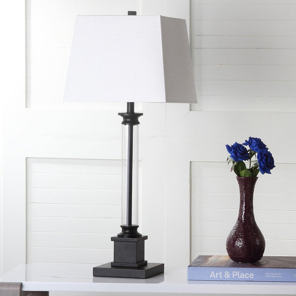 Safavieh DAVIS, Modern Acrylic and Iron Table Lamp Set of 2 for Stylish Ambient Lighting in Any Room LIT4266A-SET2