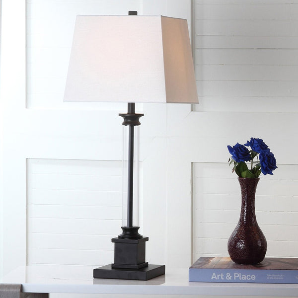 Safavieh DAVIS, Modern Acrylic and Iron Table Lamp Set of 2 for Stylish Ambient Lighting in Any Room LIT4266A-SET2