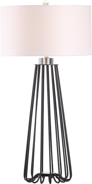 Safavieh ESTILL, Modern 34-Inch Black Iron Table Lamp Set of 2 - Stylish Minimalist Lighting for Any Room LIT4271A-SET2