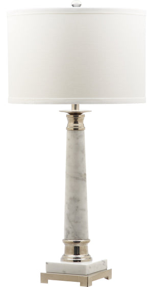 Safavieh COLLEEN Table Lamp - Elegant Marble Base, Minimalist Design, Warm Ambient Lighting for Any Space LIT4277A-SET2
