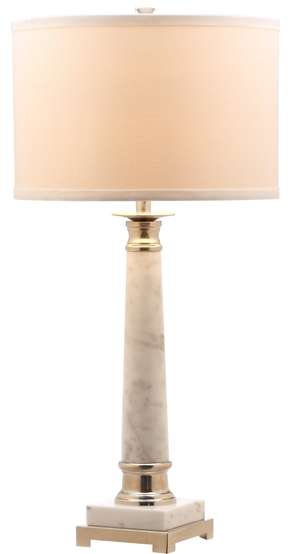 Safavieh COLLEEN Table Lamp - Elegant Marble Base, Minimalist Design, Warm Ambient Lighting for Any Space LIT4277A-SET2