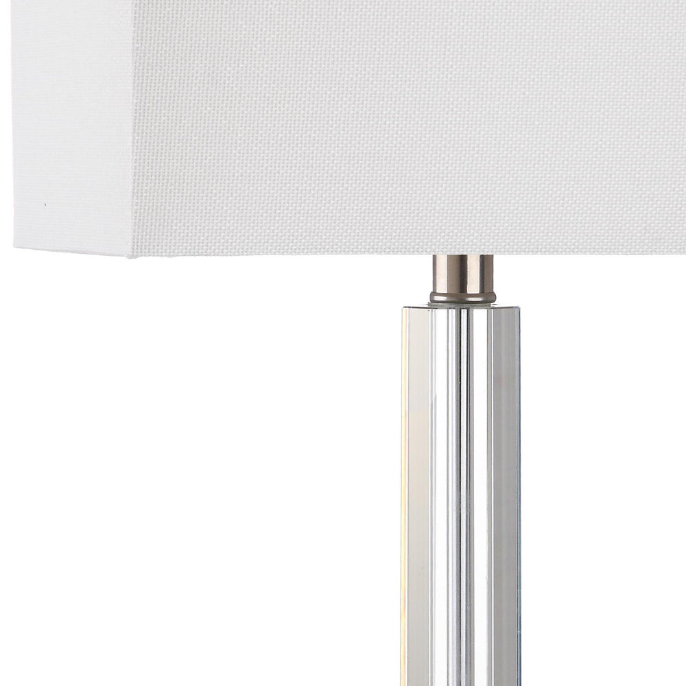 Safavieh Chena 27 Inch H Table Lamp Clear/Silver LIT4283A