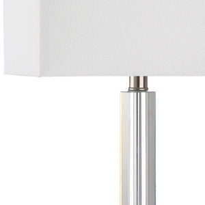 Safavieh Chena 27 Inch H Table Lamp Clear/Silver LIT4283A