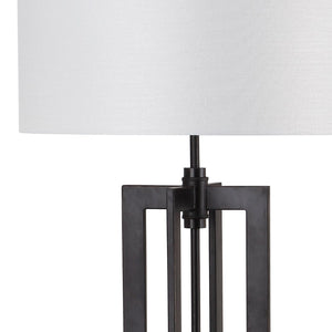 Safavieh TANYA Tower Floor Lamp - 59 Inch Brown Metal Design for Modern Minimalism & Warm Ambient Lighting LIT4299A