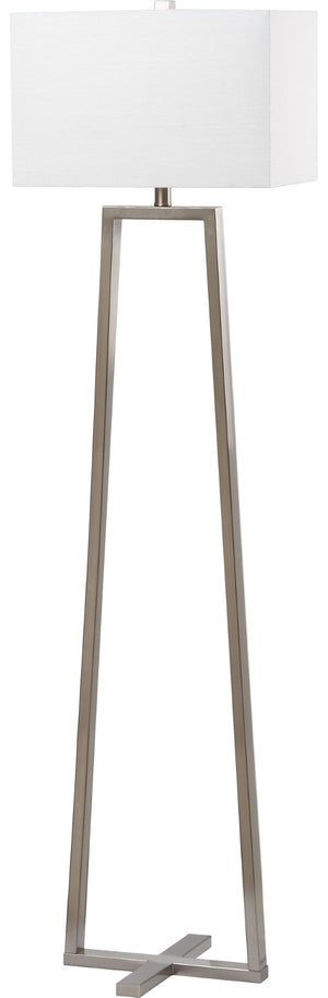 Safavieh LYELL Floor Lamp - Elegant Pewter Metal Lighting for Modern & Classic Spaces, Ideal for Any Room LIT4303A
