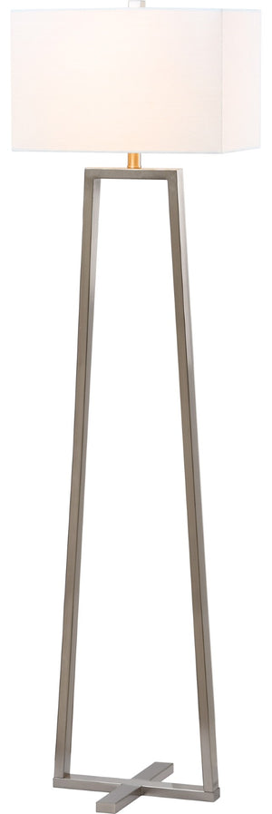 Safavieh LYELL Floor Lamp - Elegant Pewter Metal Lighting for Modern & Classic Spaces, Ideal for Any Room LIT4303A
