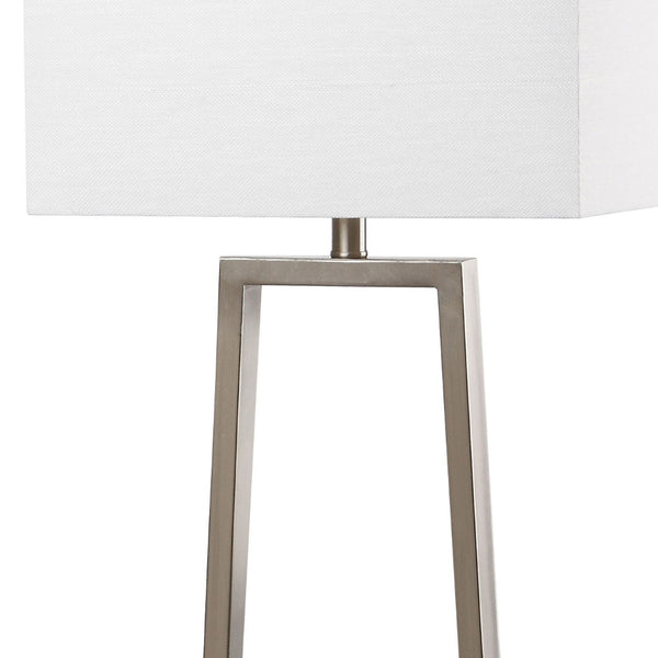 Safavieh LYELL Floor Lamp - Elegant Pewter Metal Lighting for Modern & Classic Spaces, Ideal for Any Room LIT4303A