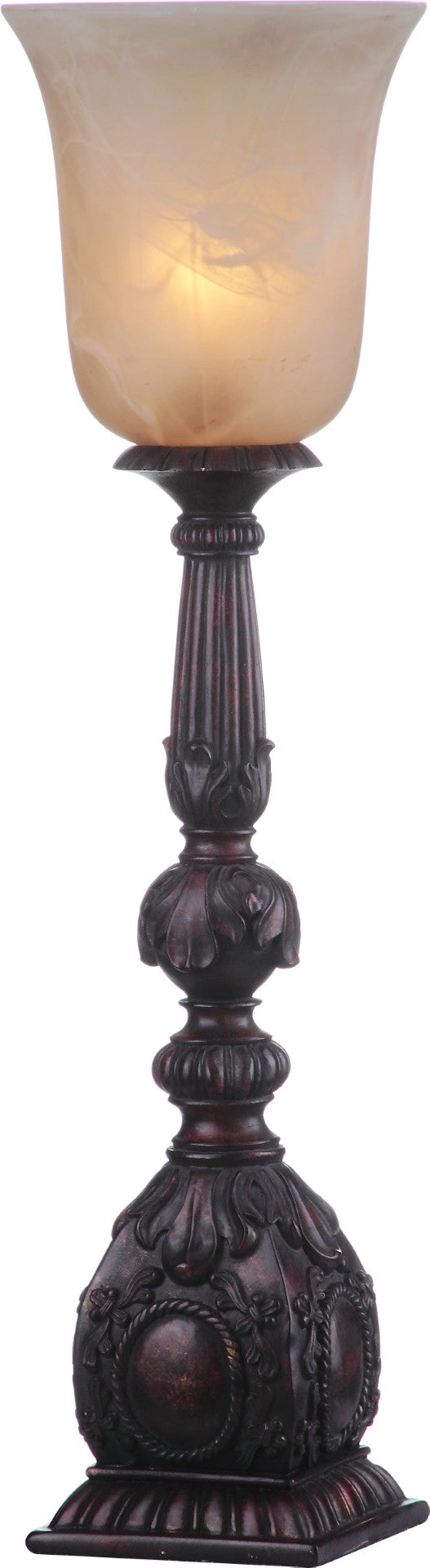 Safavieh DION Table Lamp Set of 2 - 27.5 Inch Oil Rubbed Bronze Polyresin for Elegant Home Lighting LIT4311A-SET2