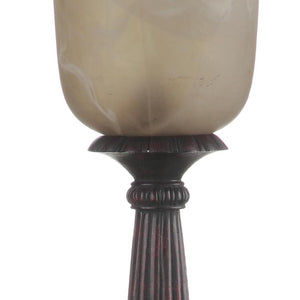 Safavieh DION Table Lamp Set of 2 - 27.5 Inch Oil Rubbed Bronze Polyresin for Elegant Home Lighting LIT4311A-SET2