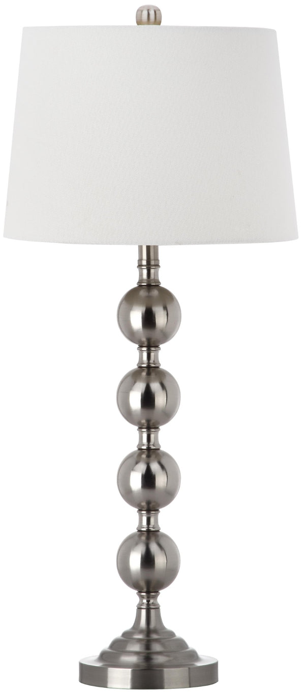 Safavieh STACKED Gazing Ball Lamps - Elegant Metal Table Lighting for Modern Home Decor & Warm Ambience LIT4312A-SET2