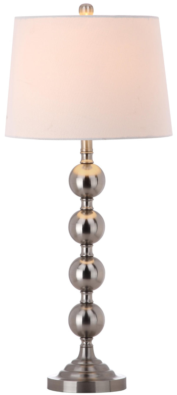 Safavieh STACKED Gazing Ball Lamps - Elegant Metal Table Lighting for Modern Home Decor & Warm Ambience LIT4312A-SET2