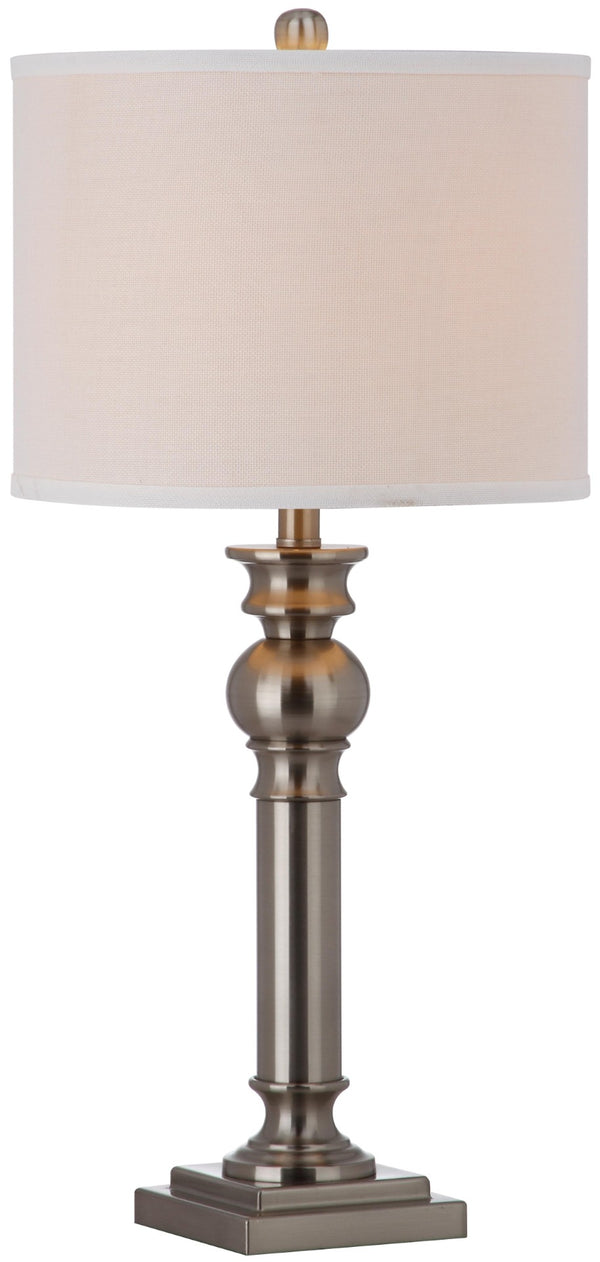 Safavieh ARGOS Column Lamps - Elegant Metal Design for Warm Ambiance in Living Rooms, Bedrooms & Offices LIT4323A-SET2